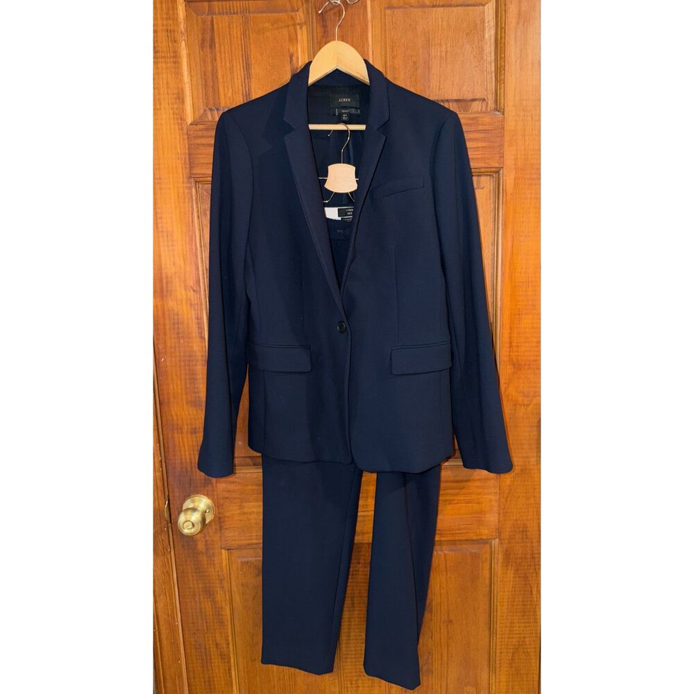 J.Crew Navy Suit set Regent Blazer and 365 High-Rise Cameron Size 12T